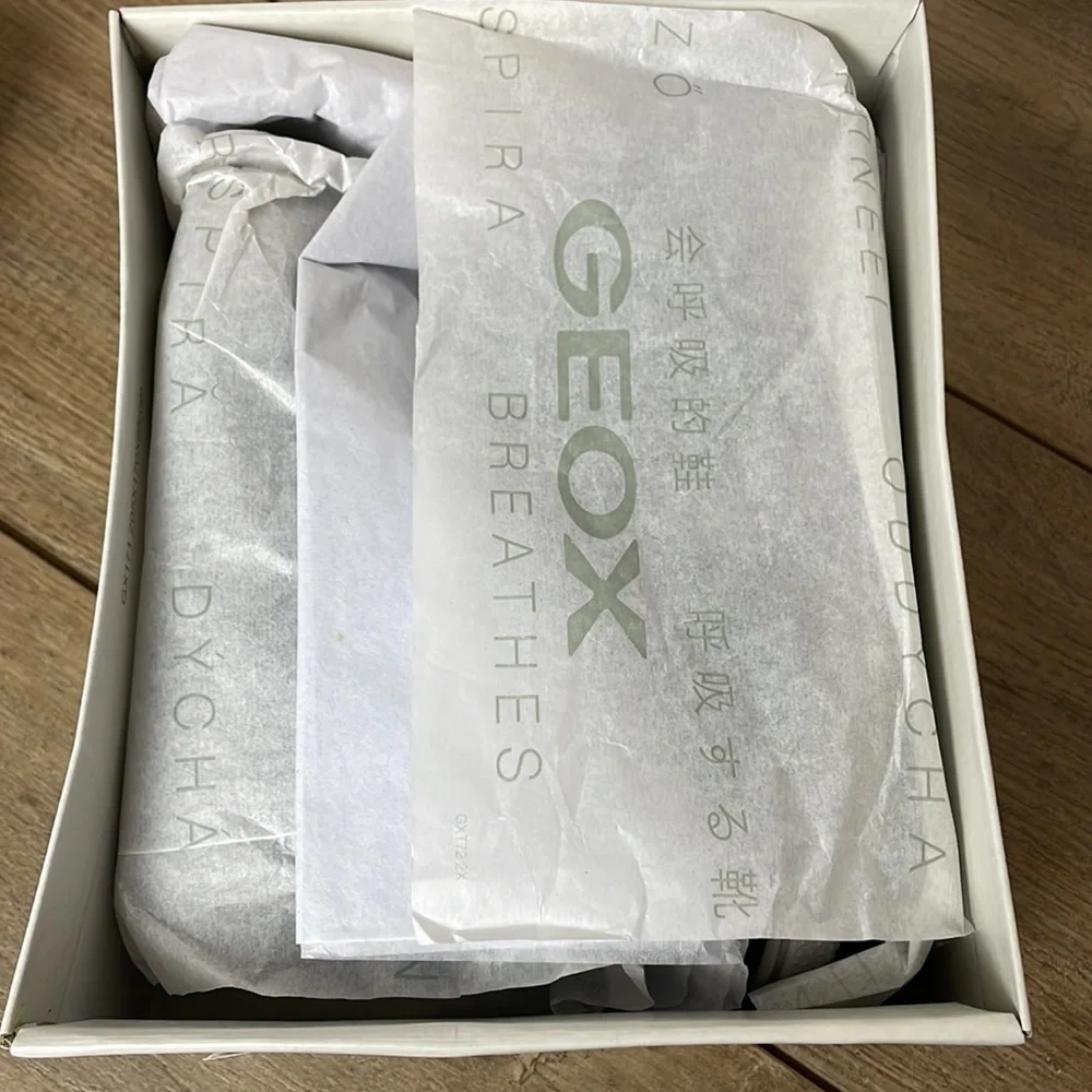 New Geox Respira Boys an Poseido Double Hook and Loop Sneaker Grey/Blue Sz 8.5T - Picture 9 of 11